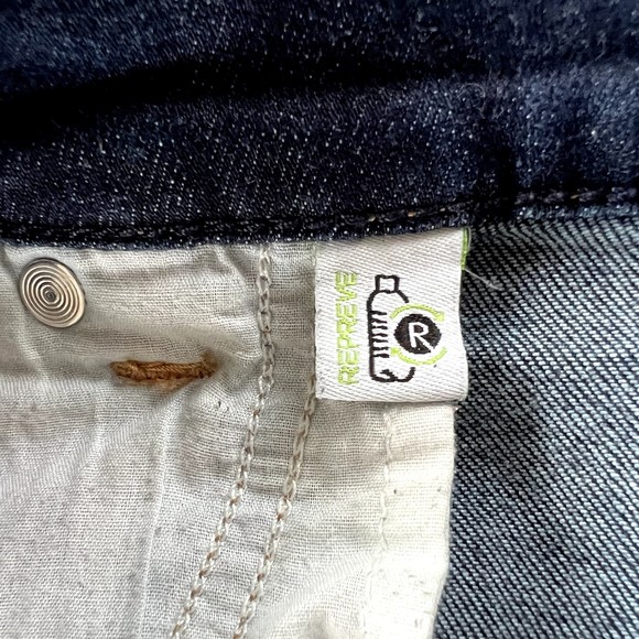 Lane Bryant Shorts Womens 28 Flex Magic Waistband Mid Rise Girlfriend Blue Denim - Picture 5 of 10